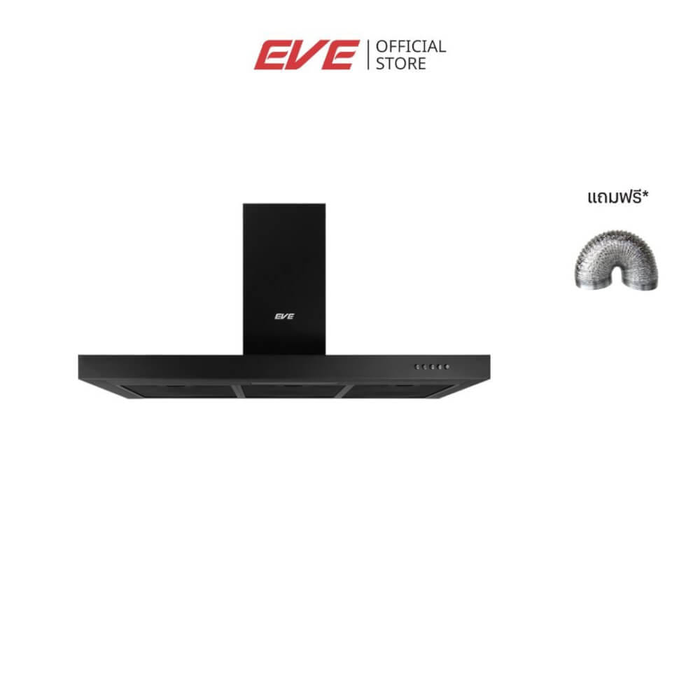 เครื่องดูดควันติดผนัง EVE HC-SHADOW-90 PLUS ขนาด 90 ซม. สีดำ_9